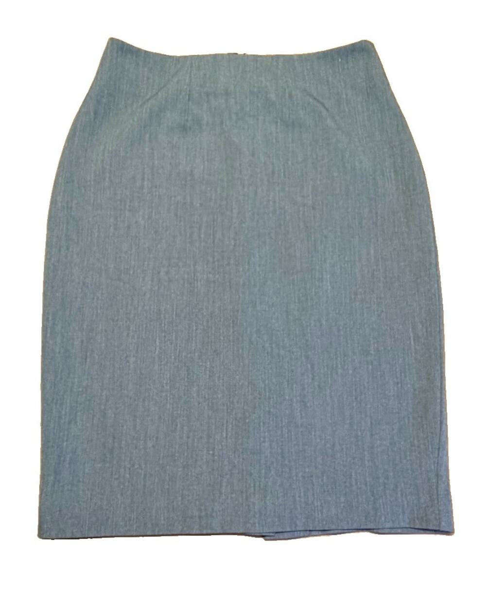 A New Day Gray Mini Skirt Size 4 Lined A-Line Side Zip